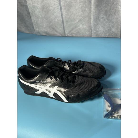 ASICS Track Shoes 1091A019 HYPER LD 6 Black Men\'s Size 11.5 NWOT Spikes main image 5